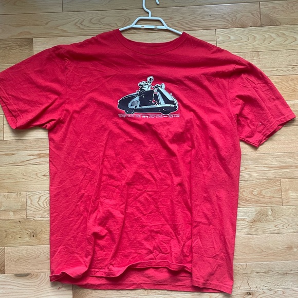 Red Stussy Graphic Tee XL - Picture 1 of 3